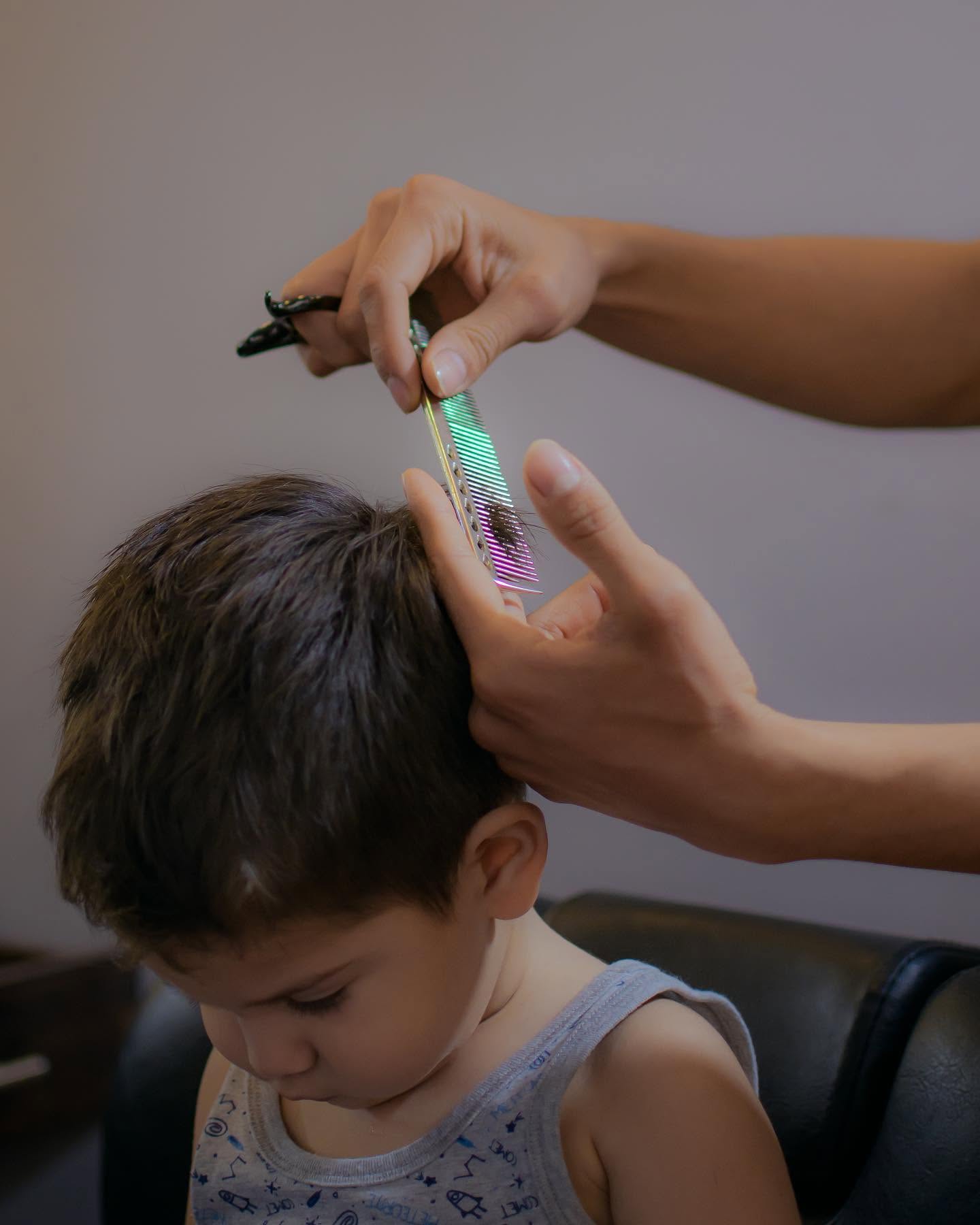 Corte de pelo para niños en peluquería infantil de Xalapa